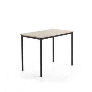 Stół SONITUS PLUS, 1200x700x900 mm, laminat HPL jesion, redukcja hałasu, antracyt