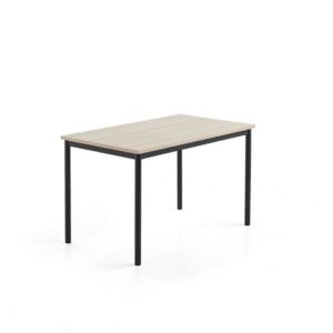 Stół SONITUS PLUS, 1200x700x720 mm, laminat HPL jesion, redukcja hałasu, antracyt