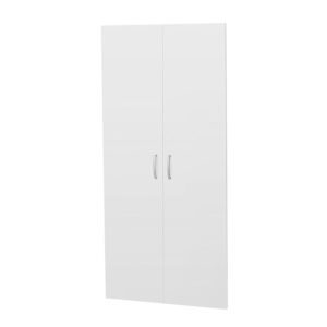 Drzwi do regału FLEXUS, ukrywają 4 półki, 1610 mm, biały