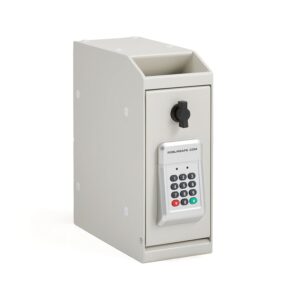 Skrytka depozytowa BANK, elektroniczny zamek szyfrowy, 300x120x250 mm