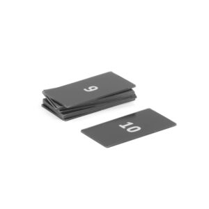 Tabliczki z numerami do szaf CREATE, numery 1-10