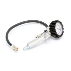 Pistolet do pompowania kół, z manometrem, 0-12 bar