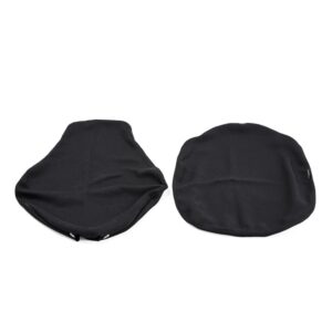 Kompletna tapicerka do krzesła biurowego HURRAY, siedzisko + niskie oparcie, czarny