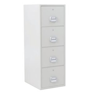 Ognioodporna szafka kartotekowa SHELL, zamek na klucz, 90 min., A4/Folio, 4 szuflady, 1500x520x680 m
