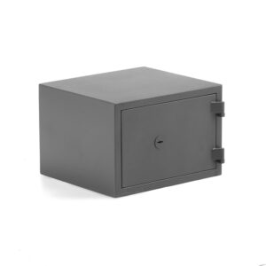 Sejf ognioodporny SILVER, zamek na klucz, 315x445x450 mm