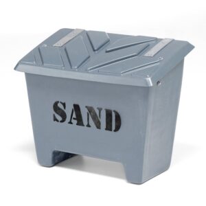 Pojemnik na sól/piach, 660x840x510 mm, 130 L, szary