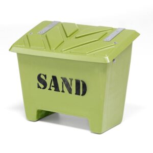 Pojemnik na sól/piach, 660x840x510 mm, 130 L, zielony