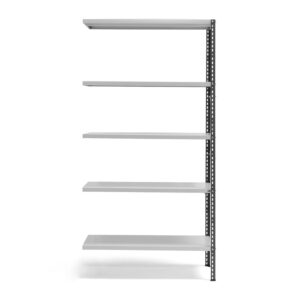 Regał POWER, moduł dodatkowy, 1970x1005x600 mm, ciemnoszary