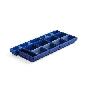 Wkład do szuflady MIX, do stelaża otwartego, G 400 mm