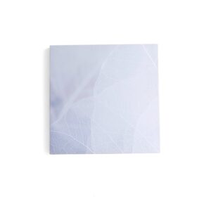 Panel akustyczny IMAGE, zimowy liść, 800x800 mm, szary