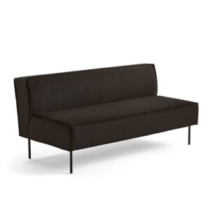 Sofa COPENHAGEN PLUS, 2-osobowa, tkanina, brązowy