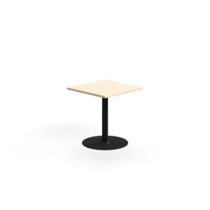 Stół VERTICUS, 700x700x720 mm, brzoza/czarny