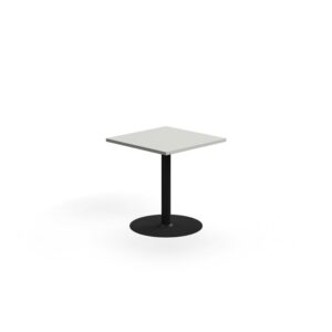 Stół VERTICUS, 700x700x720 mm, jasnoszary/czarny