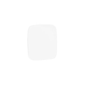 Szklana tablica suchościeralna STELLA, zaokrąglone narożniki, 300x300 mm, biały