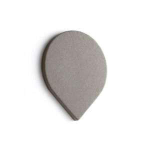 Panel akustyczny POLY, kropla, 600x600x56 mm, ścienny, brązowy