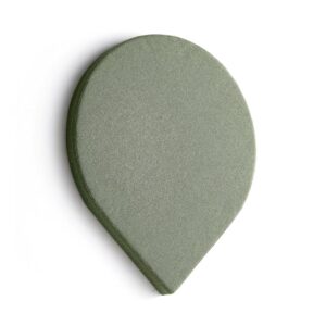 Panel akustyczny POLY, kropla, 965x800x56 mm, ścienny, zielony