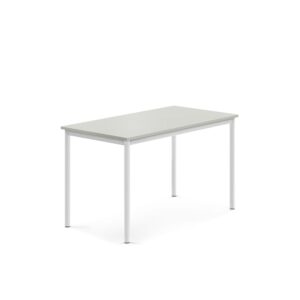 Stół BORÅS, 1200x700x720 mm, laminat szary, biały