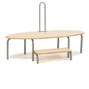 Platforma do przebieralni DUBBEL, 1500x450x450 mm