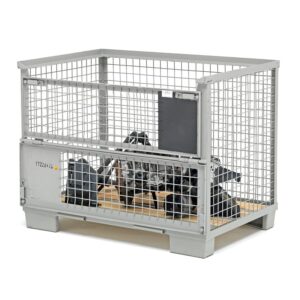 Kontener paletowy RANGE, 1240x835x970 mm