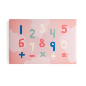 Panel akustyczny IMAGE, liczby, 1200x800 mm