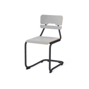 Krzesło szkolne LEGERE III, 450 mm, antracyt, szary