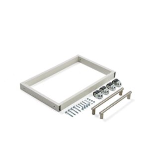 Zestaw kół do regału STORY, moduł podstawowy, dwustronny