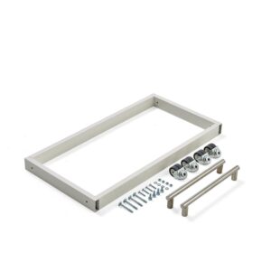 Zestaw kółek do regału bibliotecznego STORY, moduł podstawowy, dwustronny