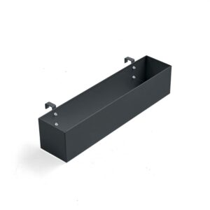 Pojemnik na akcesoria do stołu TEAMWORK, antracyt