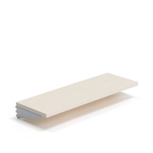 Ławka JEPPE, 900 mm, brzoza, aluminium