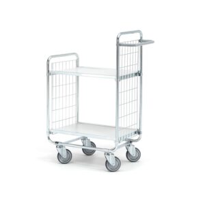 Wózek CRAFT z półkami, 2 półki, 200 kg, 620x425x1100 mm