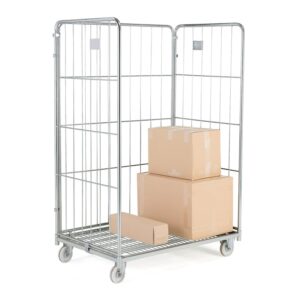 Rollkontener MANOR, 3-stronny, 400 kg, 1200x800x1800 mm