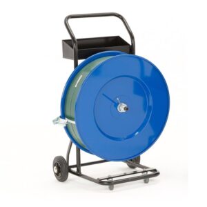 Mobilna odwijarka do taśmy stalowej i PET, 4 koła