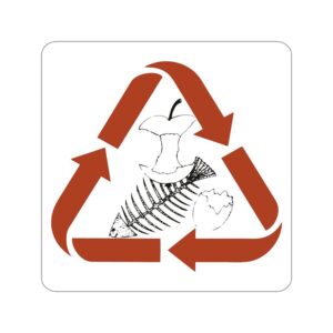 Naklejki na pojemniki - Odpady organiczne