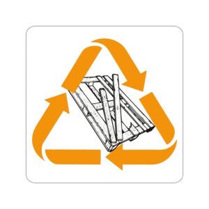 Naklejki na pojemniki - Drewno