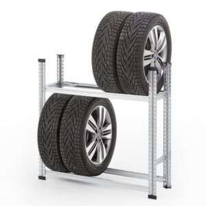 Regał na opony, moduł podstawowy, 1050x1120x350 mm