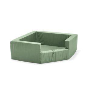 Kojec narożny z pianki MEJA, zieleń mchu