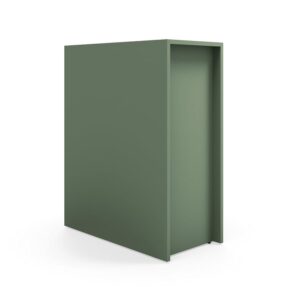 Wielopoziomowy moduł sceniczny TOGETHER, 1000x800x400 mm, ciemnozielony