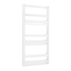 Ścienny stojak na prasę, 600x70x1200 mm, biały