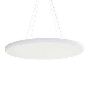 Panel akustyczny SATELLITE, sufitowy, Ø1170 mm, biały