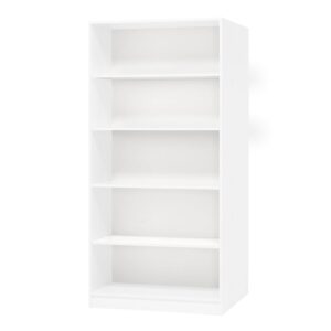 Regał biurowy THEO, 2100x1000x580 mm, biały