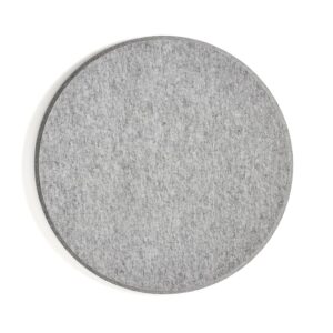Panel akustyczny SATELLITE, ścienny, Ø1170 mm, szary