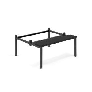 Nóżki do szaf z ławeczką, 900 mm, czarny