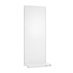 Regał sklepowy MARKET, ścienny, moduł podstawowy, 2292x900x550 mm, biały