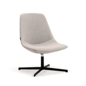 Fotel LANGLEY, czarny/taupe