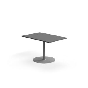 Stół konferencyjny FLEXUS, moduł środkowy, 800x1200 mm, szary/srebrny