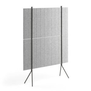 Ścianka podłogowa SPLIT, 1200x1500 mm, jasnoszary