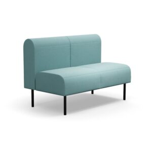 Sofa modułowa VARIETY, 2-osobowa, tkanina Pod CS, turkusowy