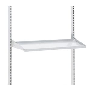 Pochyła półka stalowa do stołu MOTION, 875x210 mm