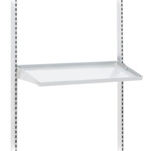 Pochyła półka stalowa do stołu MOTION, 875x300 mm