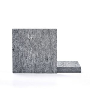 Panel akustyczny PATTERN, 8 szt., 600x600x11 mm, jasnoszary